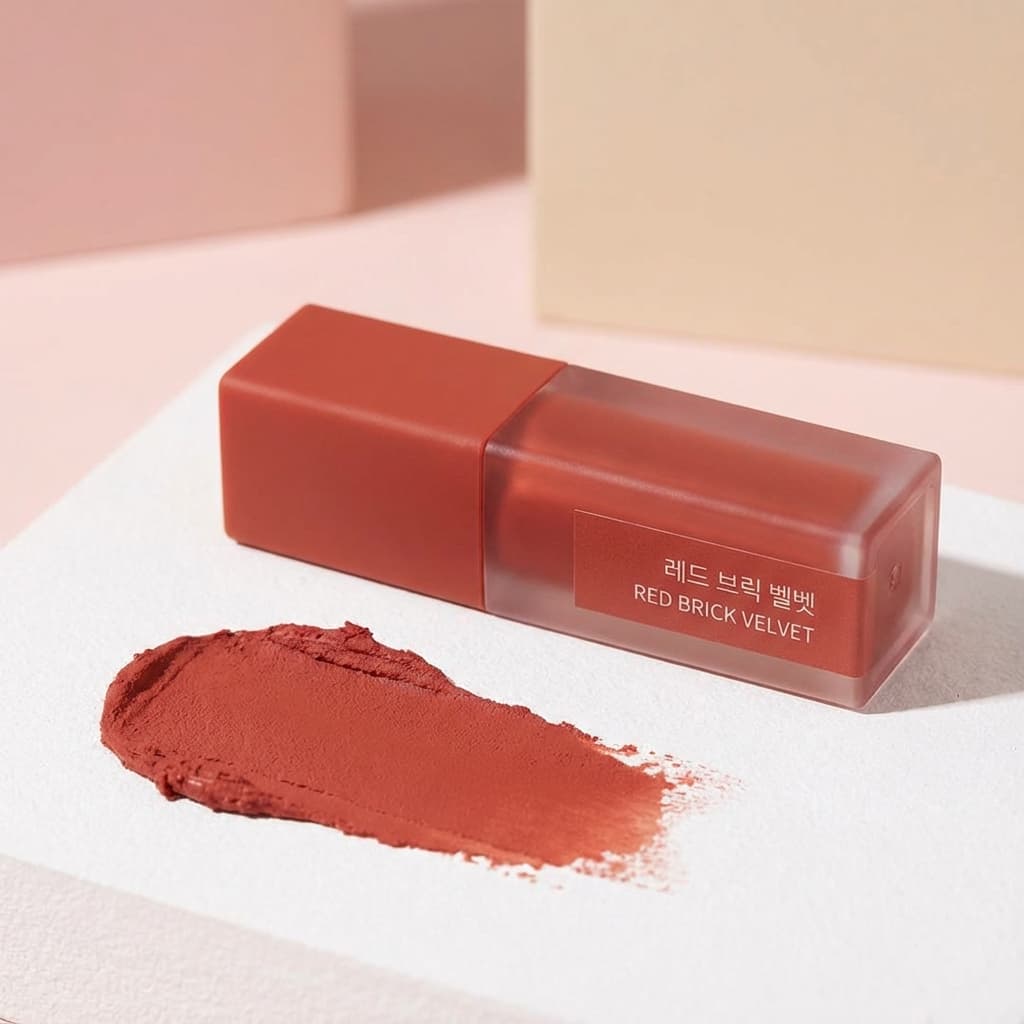 Son Kem Lì Velvet Tint - Brick Red - Thumbnail 2