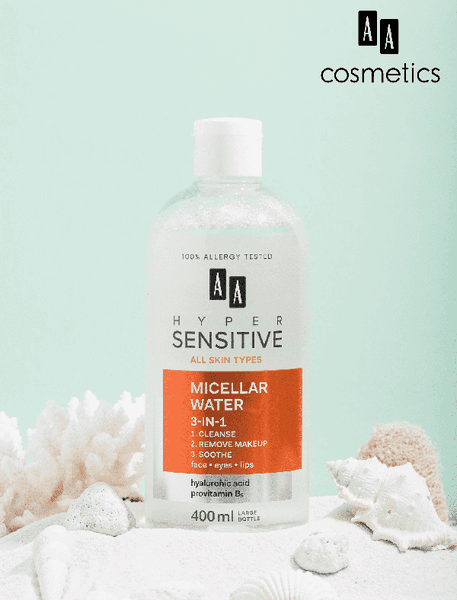 Nước tẩy trang AA COSMETICS Hyper Sensitive Micellar Water 3 in 1 - Thumbnail 4