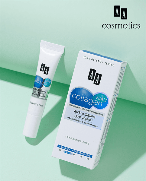 Kem trẻ hóa và giảm nhăn mắt AA COSMETICS Collagen Hial+ Anti - Ageing Eye Cream - Thumbnail 2