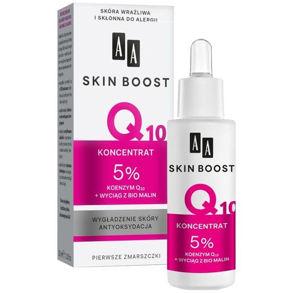 Serum trẻ hóa da và mờ nếp nhăn AA COSMETICS Skin Boost Q10 Concentrate