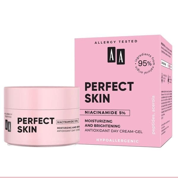 Kem cấp ẩm, trắng sáng, chống oxy hóa AA COSMETICS Perfect Skin Day Cream Niacinamide 5% giúp trẻ hóa, làm mịn da